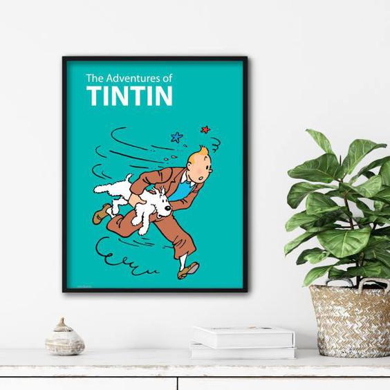 تابلو آتریسا طرح پوستر فیلم tintin مدل ATm181|دیجی‌کالا