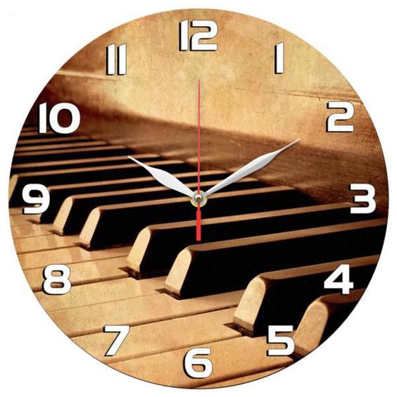 ساعت دیواری طرح پیانو کد 1223|دیجی‌کالا