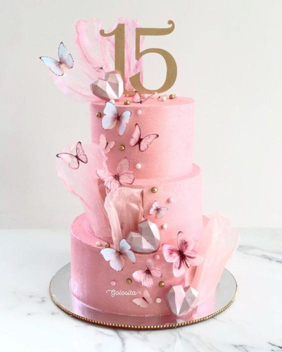 عکس کیک تولد دخترانه |لیدی