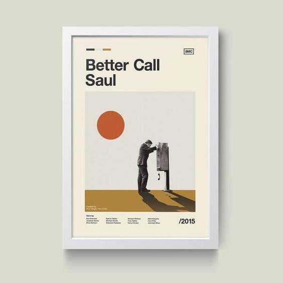 تابلو مدل Better Call Saul ساول گودمن کدm2512-w|دیجی‌کالا