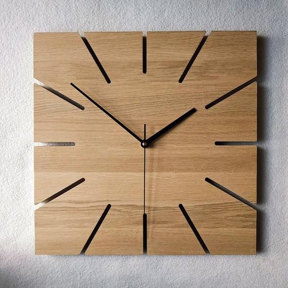 تصویر ساعت دیواری چوبی 706696|ایده ها