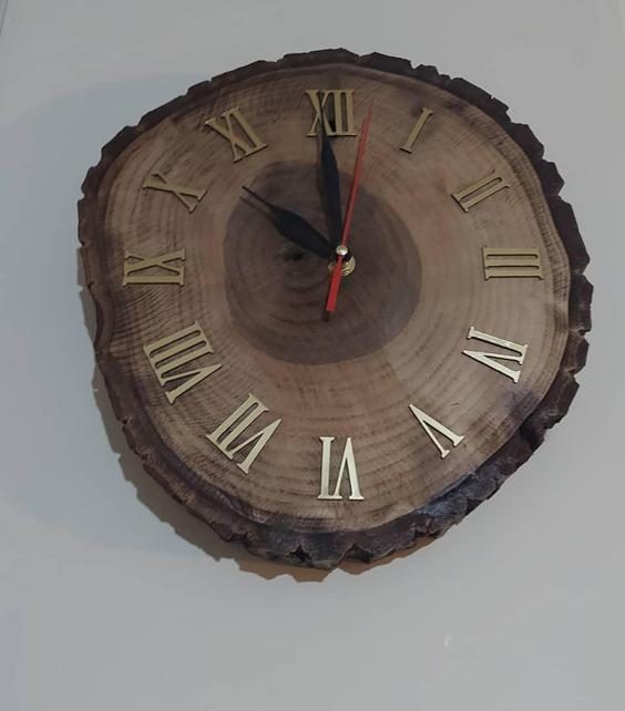 ساعت ديواري چوبي کد ۱۰۴|پیشنهاد محصول