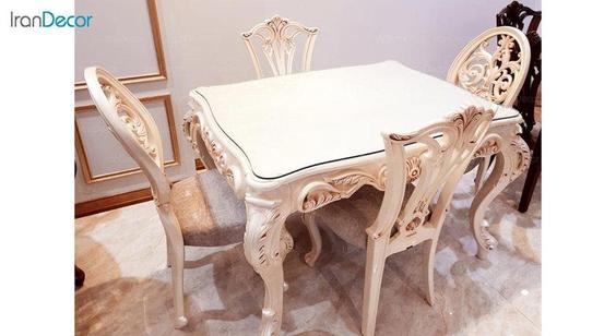 سرویس میز ناهار خوری سلطنتی مدل روبینا با صندلی روبینا و ویونا|پیشنهاد محصول