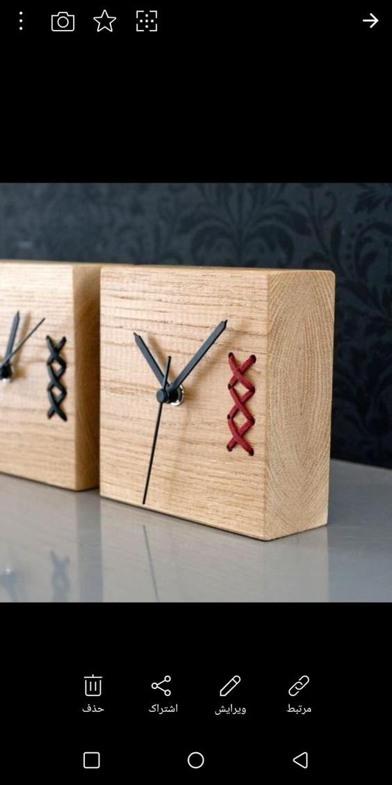 ساعت رومیزی چوبی|پیشنهاد محصول
