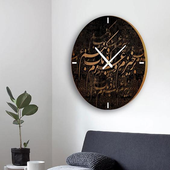 ساعت دیواری چوبی گالری چارگوش مدل cw30 دایره ا CHE WOODEN CLOCK CW30|پیشنهاد محصول