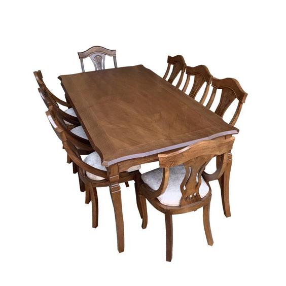 میز و صندلی ناهار خوری اسپرسان چوب کد Sm62 - سفید|پیشنهاد محصول