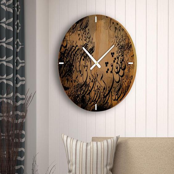 ساعت دیواری چوبی گالری چارگوش مدل cw13 دایره ا CHE WOODEN CLOCK CW13|پیشنهاد محصول