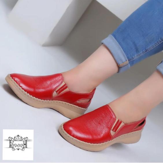کفش چرم کاوه مدل زنانه کد 093 - مشکی / 37 ا charm kaveh|پیشنهاد محصول