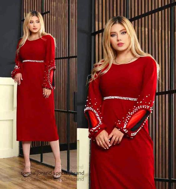 لباس مجلسی و شب کوتاه مدل ساویس - مشکی / سایز(4)48-50 ا Dress and long night|پیشنهاد محصول