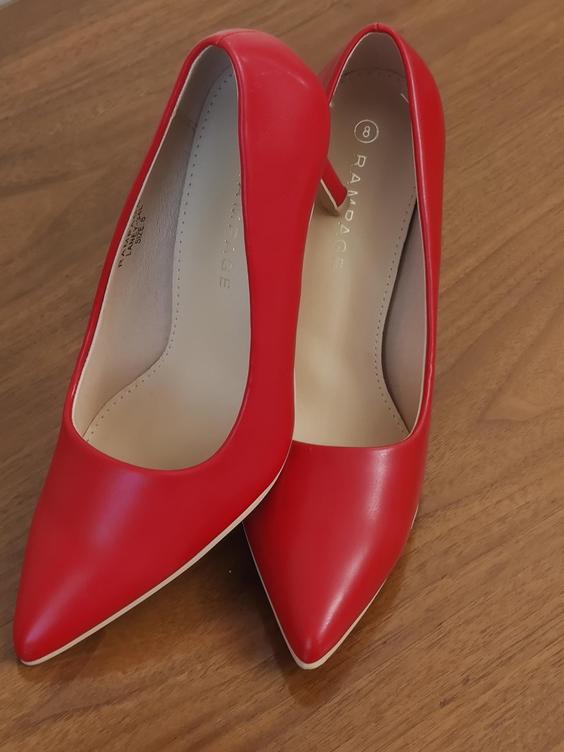 کفش مجلسی پاشنه بلند زنانه قرمز سایز 38.5 Rampage|پیشنهاد محصول