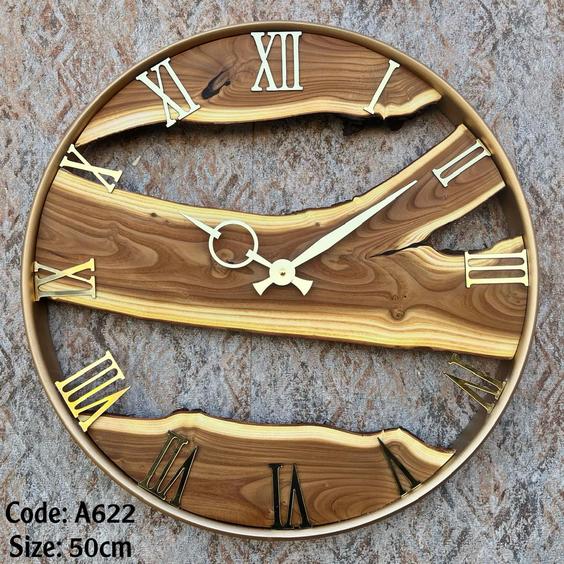 ساعت چوبی دیواری 50 سانتی سنجد A622|پیشنهاد محصول