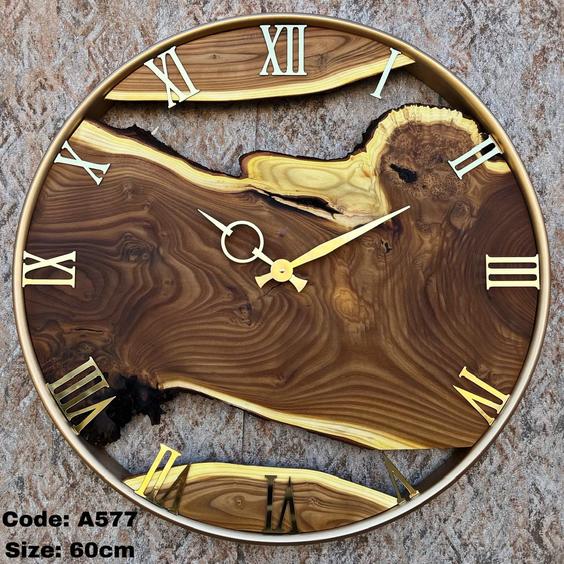 ساعت چوبی‌ سنجد 60 سانتی A577|پیشنهاد محصول