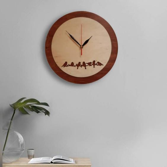 ساعت دیواری فانتزی چوبی|پیشنهاد محصول