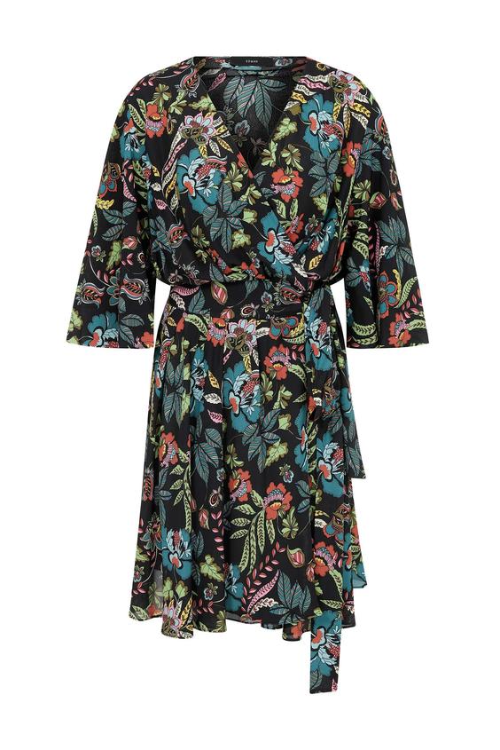 سرهمی دامن دار زنانه برند رومن ( ROMAN ) مدل لباس مجلسی با طرح گل - کدمحصول 235596|پیشنهاد محصول