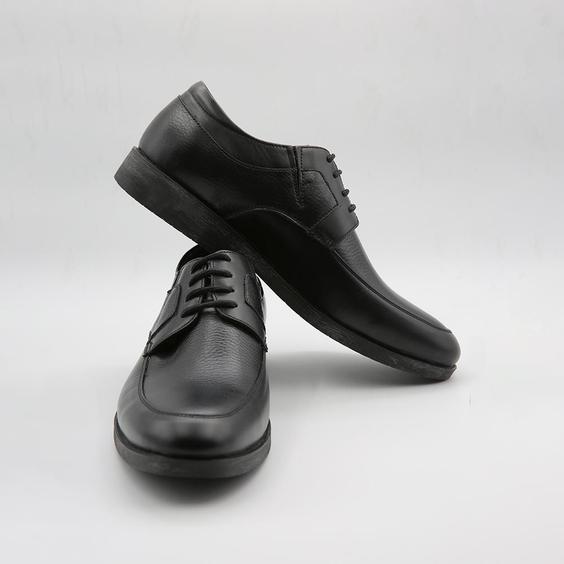 کفش چرم مردانه رسمی بنددار مکث مشکی|پیشنهاد محصول