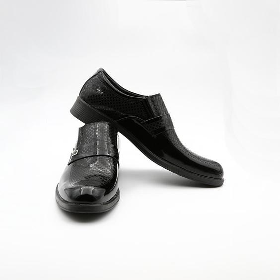 کفش مردانه رسمی بی‌بند مکس ورنی مشکی|پیشنهاد محصول