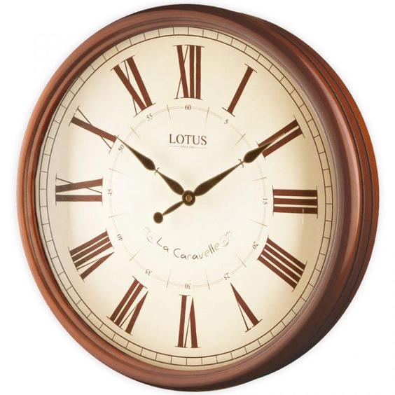 ساعت دیواری چوبی لوتوس کد W-355|پیشنهاد محصول