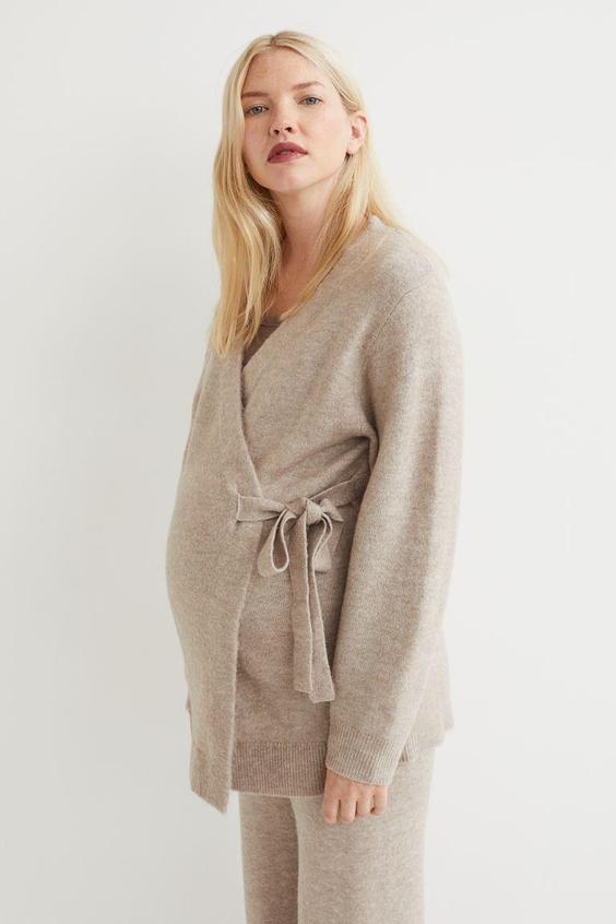 لباس بارداری زنانه برند اچ اند ام ( H&amp;M ) مدل ژاکت کش باف MAMA - کدمحصول 80841|پیشنهاد محصول