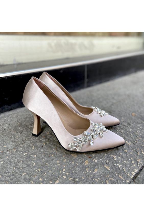 کفش ساتن پاشنه ی برند Gloriys Ayakkabı & Çanta|پیشنهاد محصول