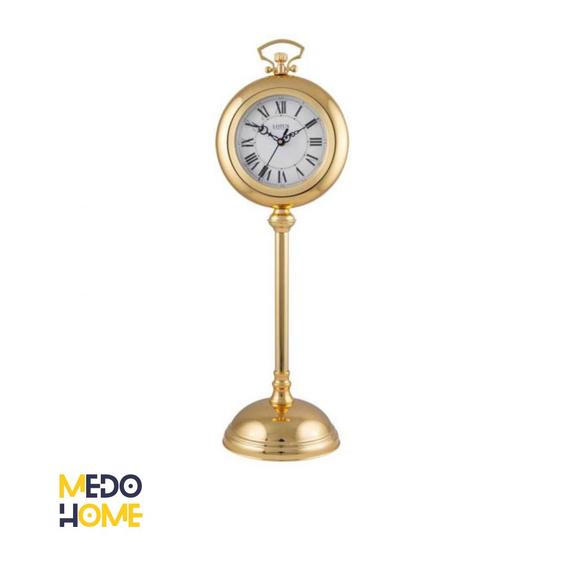 ساعت رومیزی فلزی مدل SANTA CLARA رنگ طلایی|پیشنهاد محصول