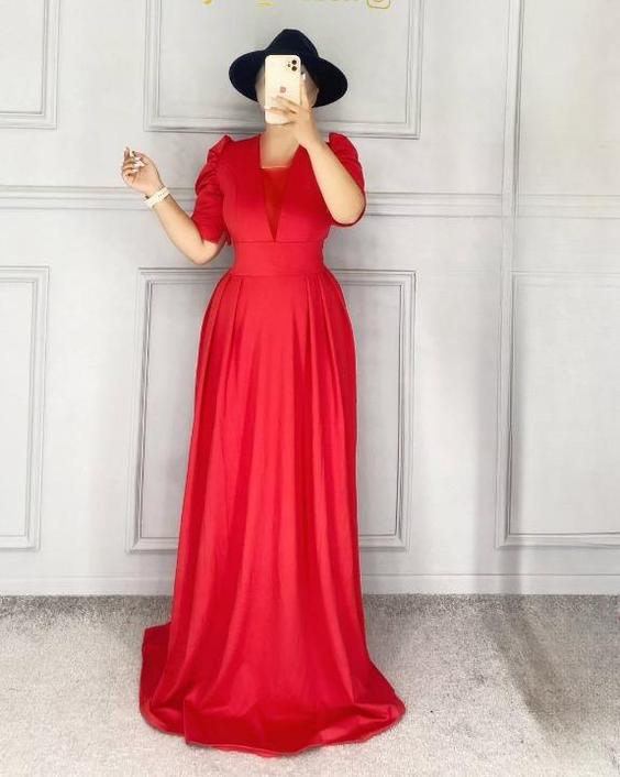لباس مجلسی و شب ماکسی مدل بهسا - سرخابی / سایز 4- 48/50 ا Dress and long night|پیشنهاد محصول