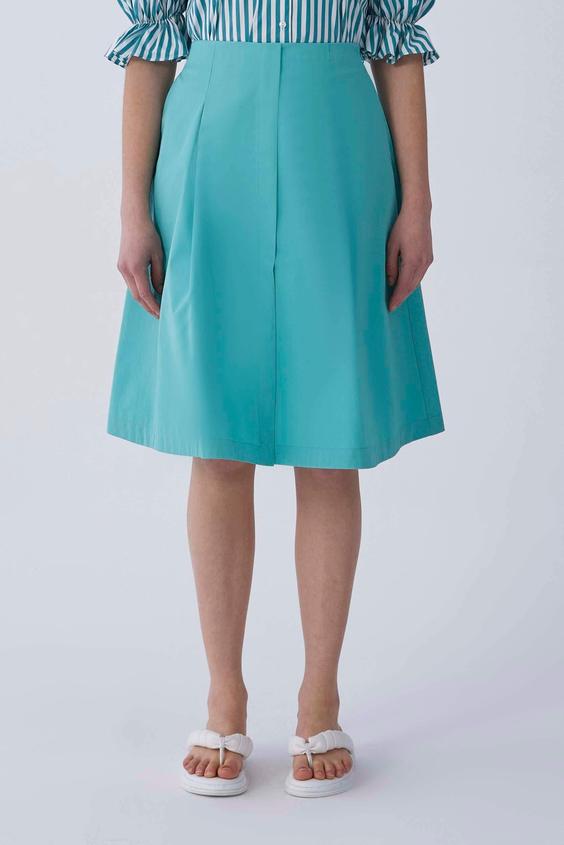 دامن زنانه برند رومن ( ROMAN ) مدل دامن میدی سبز نیل - کدمحصول 117663|پیشنهاد محصول