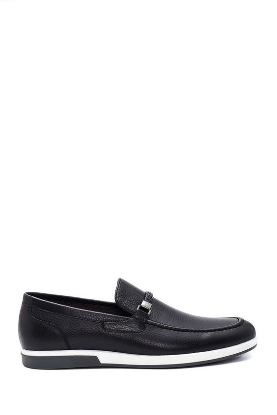 کفش رسمی مردانه سیاه برند derimod 5638372744 ا Siyah Erkek Deri Örgü Detaylı Loafer|پیشنهاد محصول