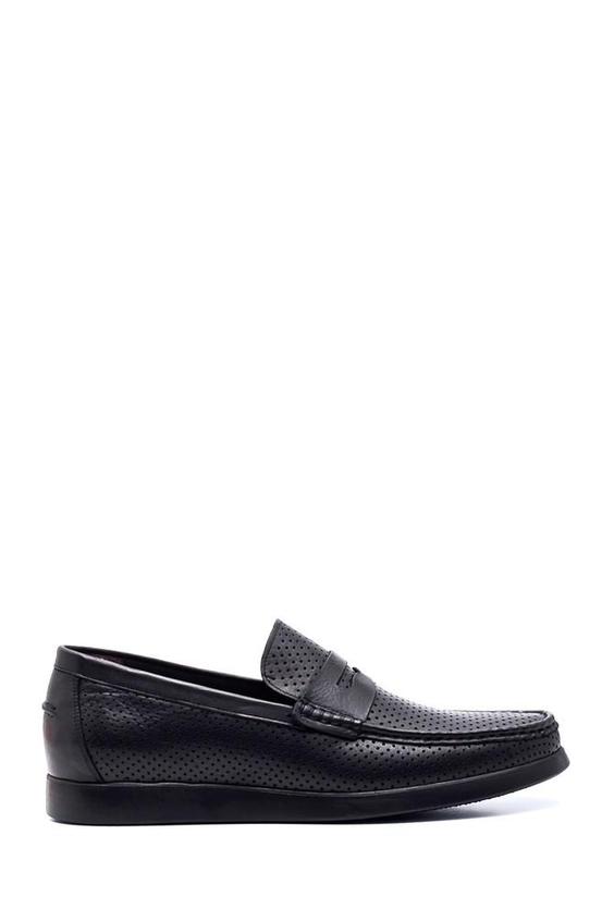 کفش رسمی مردانه سیاه برند derimod 5638401605 ا Siyah Erkek Deri Baskılı Loafer|پیشنهاد محصول