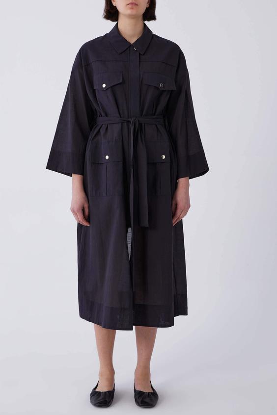 کت و اورکت زنانه برند رومن ( ROMAN ) مدل مانتو مشکی بلند جیبی مشکی - کدمحصول 103295|پیشنهاد محصول