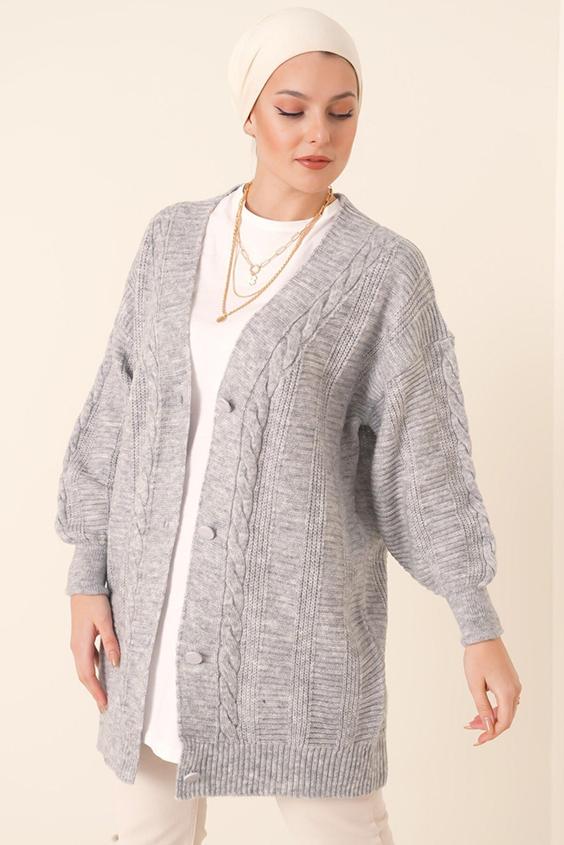 ژاکت بافتنی زنانه دکمه دار بیگ دارت BigDart (ساخت ترکیه)|پیشنهاد محصول