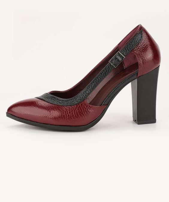 کفش پاشنه بلند زنانه چرم طبیعی شیفر Shifer مدل 5287B|پیشنهاد محصول