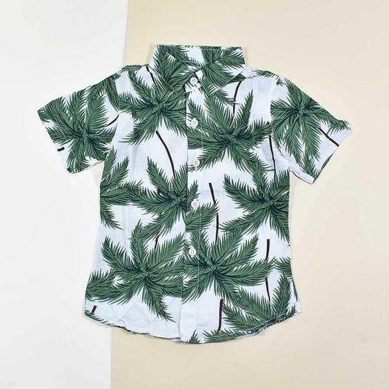 پیراهن پسرانه بچه گانه طرح هاوایی کد 2402|پیشنهاد محصول