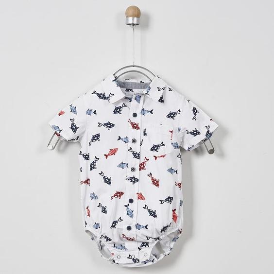 پیراهن پسرانه برند پانکو ( PANCO ) مدل پیراهن بدن نوزاد پسرانه 2011BB06004 - کدمحصول 264514|پیشنهاد محصول
