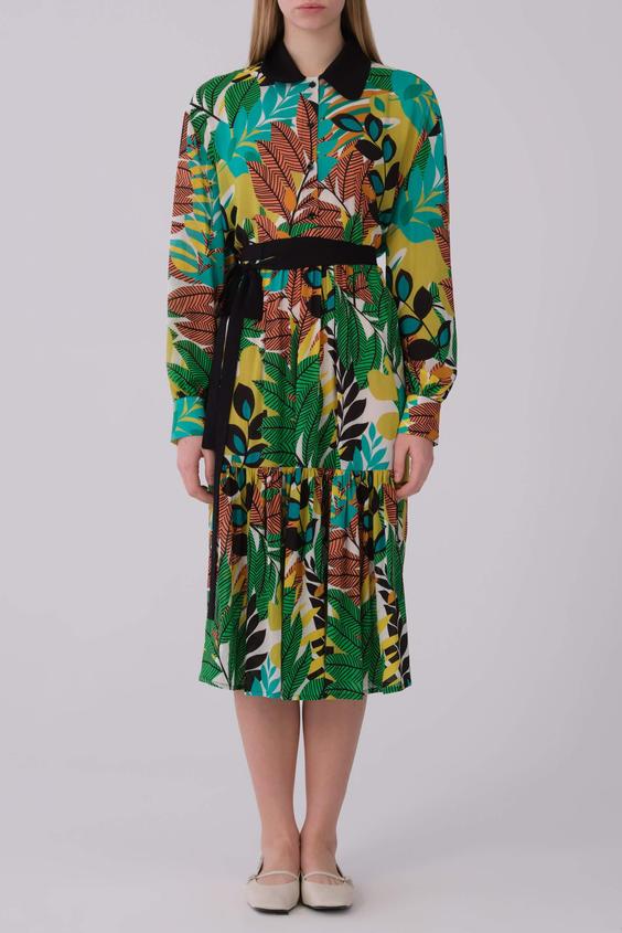 سرهمی دامن دار زنانه برند رومن ( ROMAN ) مدل پیراهن طرح دار گلدار مدل لباس مجلسی بلند قد متوسط - کدمحصول 123696|پیشنهاد محصول