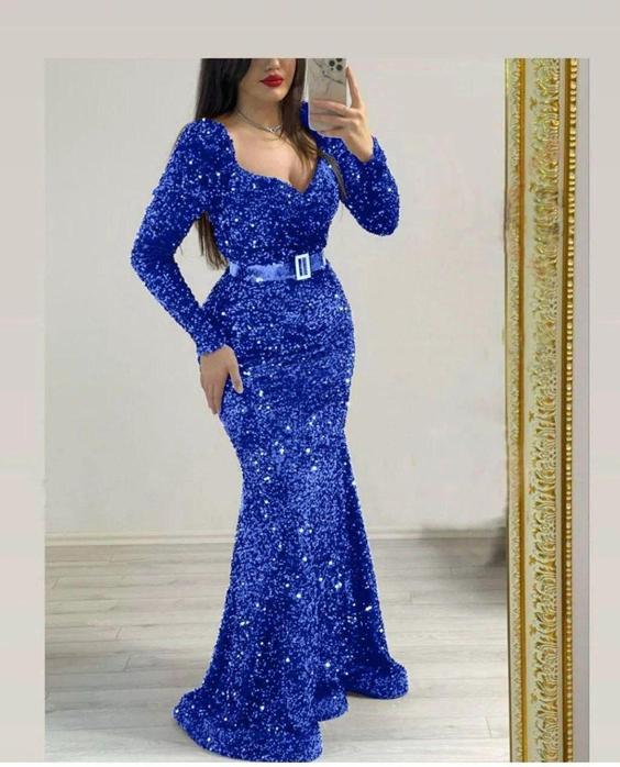 لباس مجلسی و شب ماکسی مدل کاترین - بنفش / سایز3--44/46 ا Dress and short night|پیشنهاد محصول