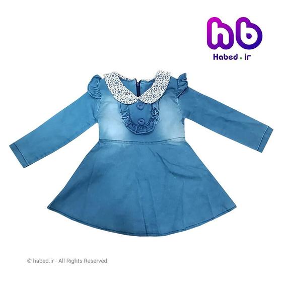 پیراهن جدید دخترانه شیک ایرانی جنس جین کد 1250|پیشنهاد محصول