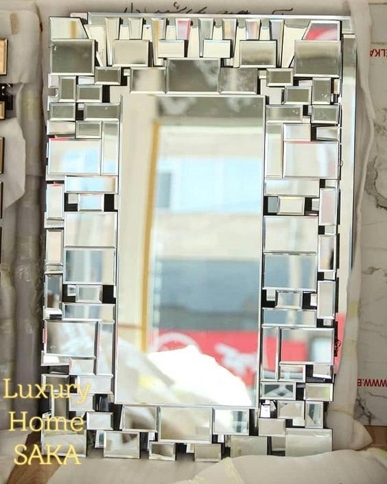 آینه نگینی مستطیلی ا decorative mirror|پیشنهاد محصول