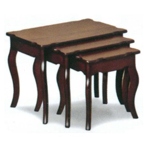 میز عسلی سه تکه چوبی کد IGA-74|پیشنهاد محصول