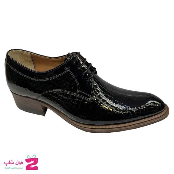کفش مردانه مجلسی ورنی تمام چرم طبیعی دستدوز تبریزکد 2295|پیشنهاد محصول