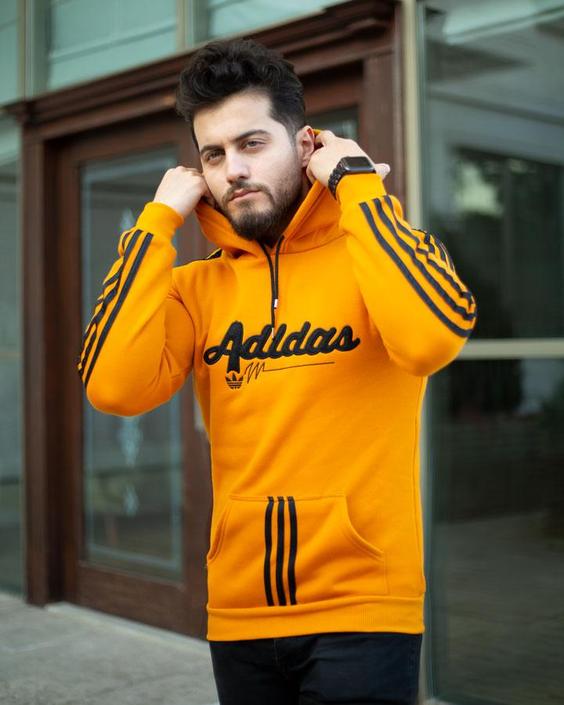 هودی مردانه Adidas مدل Modhim (خردلی)|پیشنهاد محصول