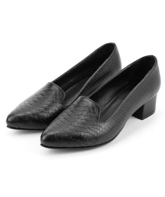 کفش پاشنه دار چرم طبیعی زنانه صاد Saad کد SM130|پیشنهاد محصول