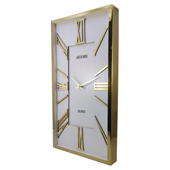 ساعت دیواری آرتمیس مدل 2028 گلد (طلایی) صفحه سفید|پیشنهاد محصول