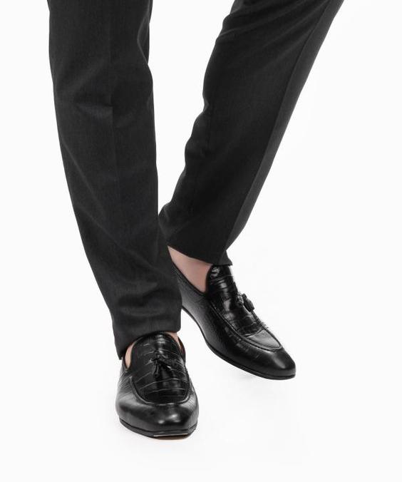 کفش مجلسی مردانه چرم طبیعی چرم مشهد Mashad Leather کد J6136|پیشنهاد محصول