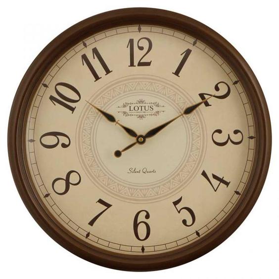 ساعت دیواری چوبی لوتوس مدل HERNANDO کد W-356 ا HERNANDO-356|پیشنهاد محصول