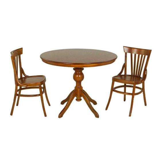 میز و صندلی ناهارخوری دونفره مدل لهستانی - قهوه ای|پیشنهاد محصول