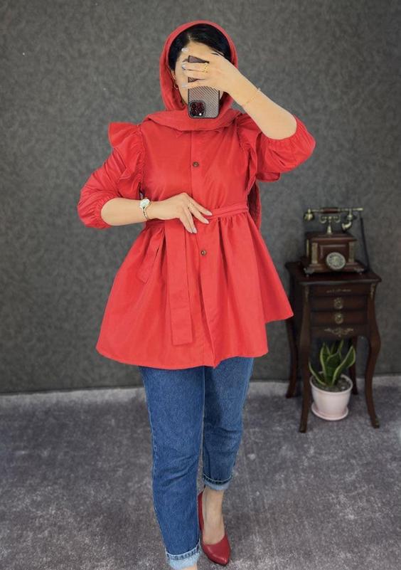 مانتو عروسکی زنانه شیک جنس میکرو کجراه درجه یک sarin|پیشنهاد محصول