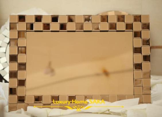 آینه مستطیلی طرح نگینی ا rectangular mirror of Nagini model|پیشنهاد محصول