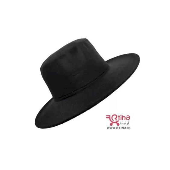 کلاه فدورا مشکی لبه دار مدل اسپنیش مردانه و زنانه لبه 8سانتی|پیشنهاد محصول