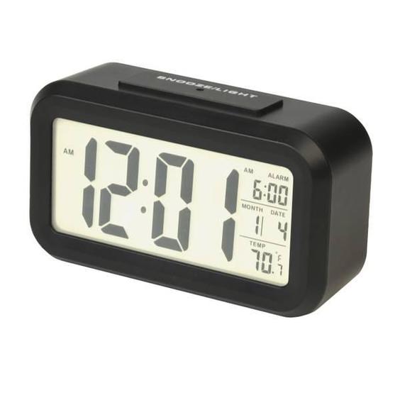 ساعت رومیزی دیجیتال زنگ دار هوشمند مدل TCK-18 رنگ مشکی|پیشنهاد محصول