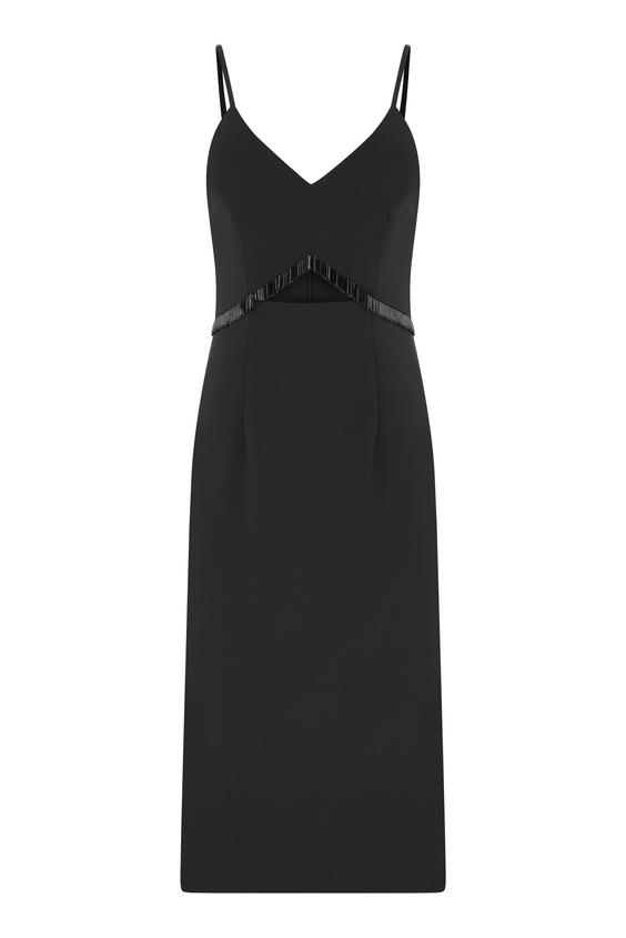 لباس مجلسی زنانه برند رومن ( ROMAN ) مدل لباس شب مشکی گلدوزی شده - کدمحصول 107080|پیشنهاد محصول